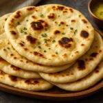 vegan naan indian flatbread super soft easy recipe