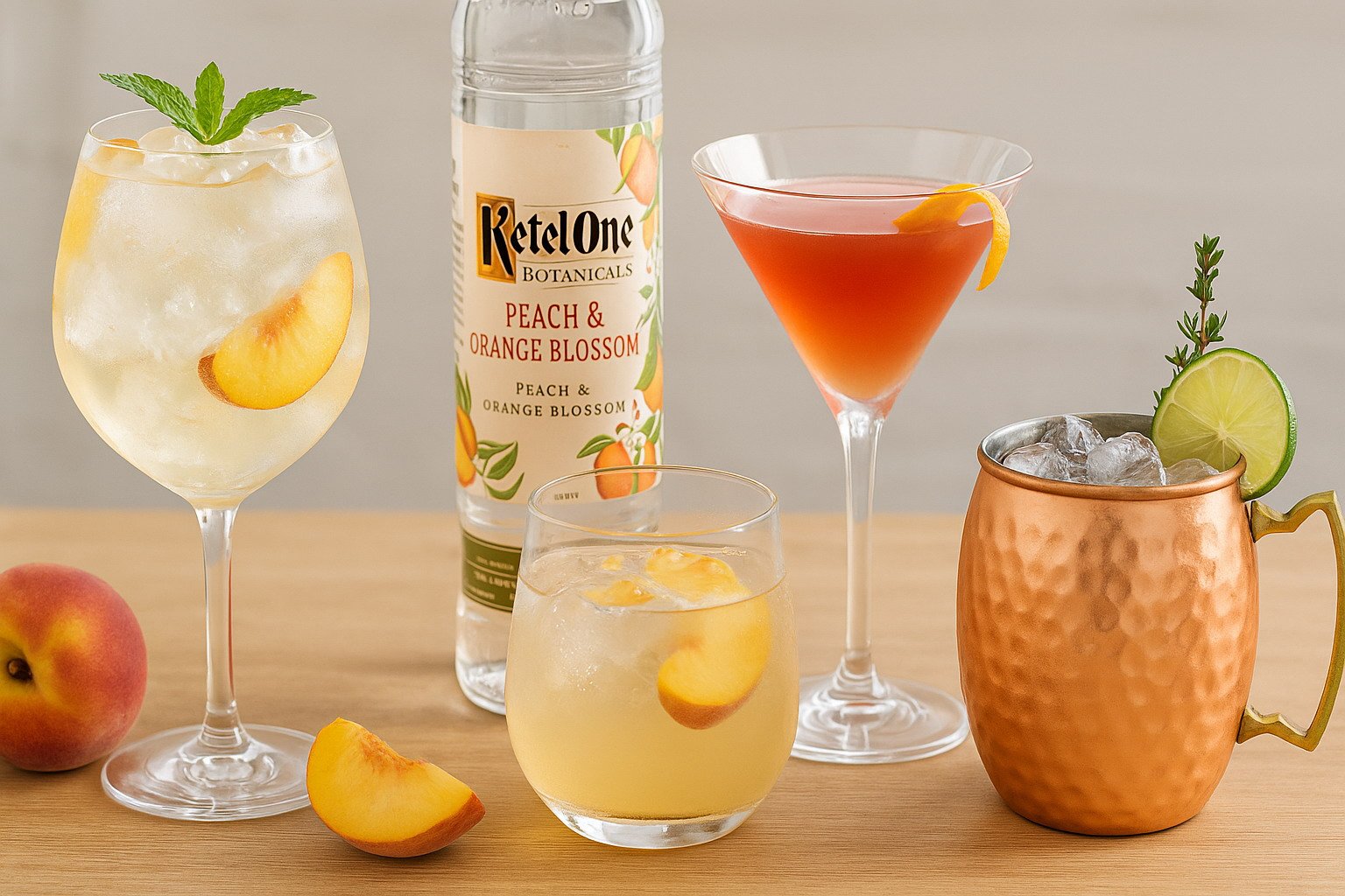 Ketel One Peach and Orange Blossom Recipes