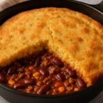 Cornbread-topped chili pie Chile Madness recipe